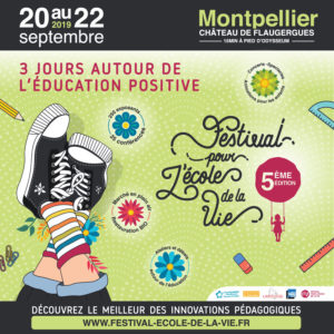 Affiche pour le Festival pour l'école de la Vie